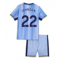 Tottenham Hotspur Brennan Johnson #22 Vieras Peliasu Lasten 2024-25 Lyhythihainen (+ Lyhyet housut)